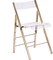 ISL Furnishings Kasper Flex Luxury Modern Folding Chair Acrylic Lucite Gold 2 Pk